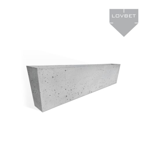 Donica betonowa trapezowa "TYP 170" 170x22x40cm